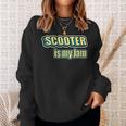 Damen Scooter Rider Scooter Ist Mein Ding Mit-Ausschnitt Sweatshirt Geschenke für Sie