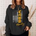 Damen Usa Webb Familienname Webb Nachname Webb Mit-Ausschnitt Sweatshirt Geschenke für Sie