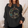 Dia De Los Muertos Chat Lune Sweater e Cadeaux pour elle