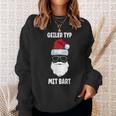 Geiler-Typmitbart Christmas Beard Sweatshirt Geschenke für Sie