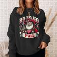 Holiday Cowboy Santa Country Western Christmas Spirit Sweatshirt Gifts for Her