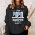 Ich Bin Papa Und Bonuspapa Was Sind Dein Superkraft I'm Sweatshirt Geschenke für Sie