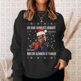 Ich Habe Garnichts Gemacht Nur Eine Glühwein Getrunken Xmas Sweatshirt Geschenke für Sie