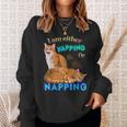 Ich Kläffe Oder Mache Ein Nap Cat Meme Sweatshirt Geschenke für Sie