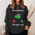 Meine Strassenbahn Ruft An Straßenbahnfahrer My Road Train Calling On Sweatshirt Geschenke für Sie