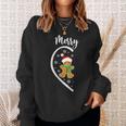 Merry Christmas Gingerbread Couple Christmas Pajama Matching Sweatshirt Gifts for Her