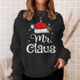 Mr And Mrs Claus Pyjama Santa Sweatshirt Geschenke für Sie