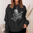 Octopus Playing Bass Guitar For Dad Octopus Lover Sweatshirt Gifts for Her