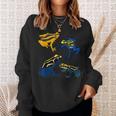 Pfeilgiftfrosch Baumsteigerfrösche Dendrobatidae Blue Cool Sweatshirt Geschenke für Sie