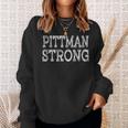 Pittman Strong Squad Family Reunion Last Name Team Custom Sweatshirt Geschenke für Sie