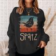 Retrointage Sparrow Sparrows Sweatshirt Geschenke für Sie