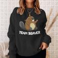 Rodent Team Beaver Team Beaver Cool Flannelette Sweatshirt Geschenke für Sie