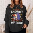 Sparen Tiere Ist Irgendwie Mein Ding Tierrettung Sweatshirt Geschenke für Sie