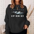 Swimming Evolution Swimmer Sportler Swimming Sweatshirt Geschenke für Sie