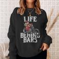 Tattoo Santa Life Behind Bars Biker Santa Shirt Sweatshirt Gifts for Her
