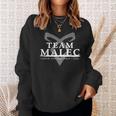 Team Malec Ich Weiß Du Fühlst Was Ich Fühlen Sweatshirt Geschenke für Sie