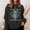 Ugly Christmas Fa La Laalhalla-Laiking Skull Sweatshirt Geschenke für Sie