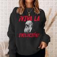 Viva La Evolución Charles Darwin Portrait Boys Sweatshirt Geschenke für Sie