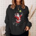 Volleyball Santa Claus Christmas Sweatshirt Geschenke für Sie