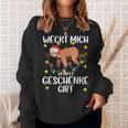 Wecke Mich Wenn Es Geschenke Gibt Christmas Sweatshirt Geschenke für Sie