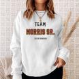 Distressed Team Morris Sr Proud Family Nachname Nachname Sweatshirt Geschenke für Sie