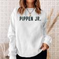 Distressed Team Pippen Jr Last Name Proud Family Gray Sweatshirt Geschenke für Sie