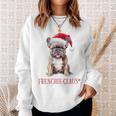 Frenchie Claus French Bulldog Christmas Sweatshirt Geschenke für Sie