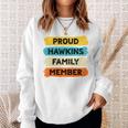 Hawkins Retro Hawkins Last Name Hawkins Sweatshirt Geschenke für Sie