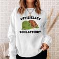 Offizielles Schlaf Schildkröte Turtle Gray S Sweatshirt Geschenke für Sie