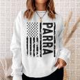 Parra Surname Surname Team Parra Family Reunion Blue Sweatshirt Geschenke für Sie