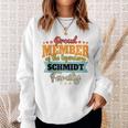 Schmidt Nachname Schmidt Kapuzenjacke Sweatshirt Geschenke für Sie