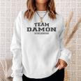 Team Damon Proud Family Surname Last Name Gray Sweatshirt Geschenke für Sie