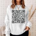 Trump Dance Qr President Trump Dancing Code On Back Sweatshirt Gifts for Her