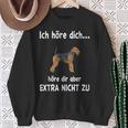 Airedale Terrier Hund Airedale Terrier S Sweatshirt Geschenke für alte Frauen