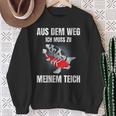 Aus Dem Weg Ich Muss Zu Meiner Pond Koi Carp Garden Pond Sweatshirt Geschenke für alte Frauen