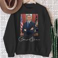 Barack Obama Signature And Portrait Sweatshirt Geschenke für alte Frauen