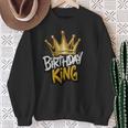 Birthday King With Crown Birthday Party Sweatshirt Gifts for Old Women