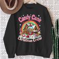 Candy Cane Christmas Crew House Candy Security Candyland Sweatshirt Gifts for Old Women