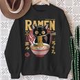 Cat Ramen Noodle Japanese Anime Manga Ramen Kawaii Cat Sweatshirt Gifts for Old Women