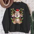 Christmas Cute Reindeer Christmas Sweatshirt Geschenke für alte Frauen