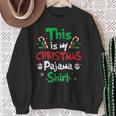 This Is My Christmas Pajama Christmas Matching Pajamas Sweatshirt Gifts for Old Women