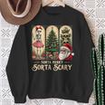 Christmas Vibes Xmas Skeleton Sorta Merry Sorta Scary Gothic Sweatshirt Gifts for Old Women
