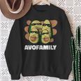 Cool Happy Avofamily Family Avocado Sweatshirt Geschenke für alte Frauen