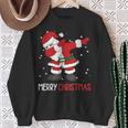 Dabbing Santa Claus Dab Dap Weihnachten Sweatshirt Geschenke für alte Frauen