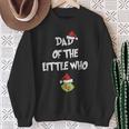 Dad Of The Little Who Pregnancy Announcement Sweatshirt Gifts for Old Women