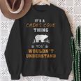 Damen Es Ist Ein Cades Cove Ding Great Smoky Mountains Mit-Ausschnitt Sweatshirt Geschenke für alte Frauen