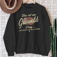 Das Ist Ein Grunwald Ding Family Grunwald Sweatshirt Geschenke für alte Frauen