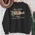 Das Ist Ein Kretschmer Ding Lustiges Familie Kretschmer Sweatshirt Geschenke für alte Frauen