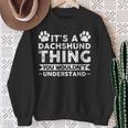 Es Ist Ein Dackel-Ding-Dackel Sweatshirt Geschenke für alte Frauen