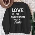 Familienname Andersson Lustiges Wiedersehen Nachname Tag Sweatshirt Geschenke für alte Frauen